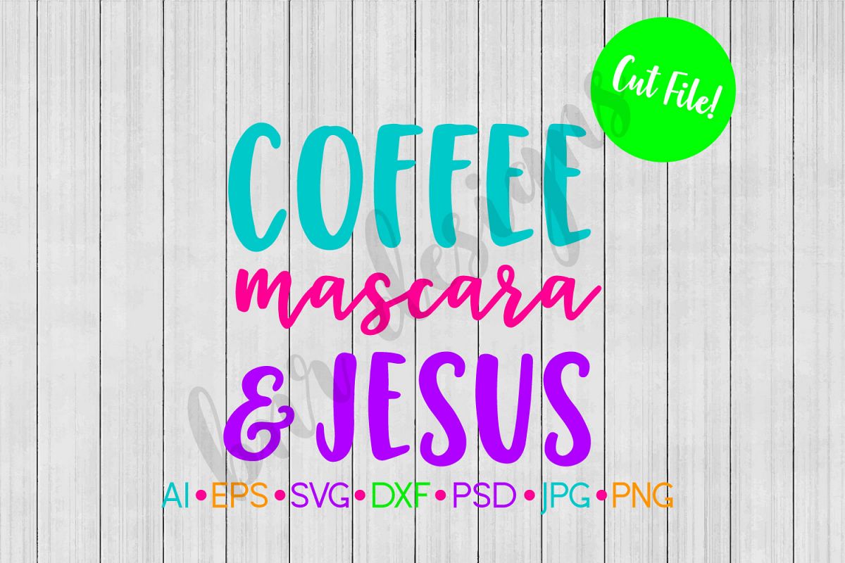 Coffee SVG, Mascara SVG, Jesus SVG, SVG File example image 1