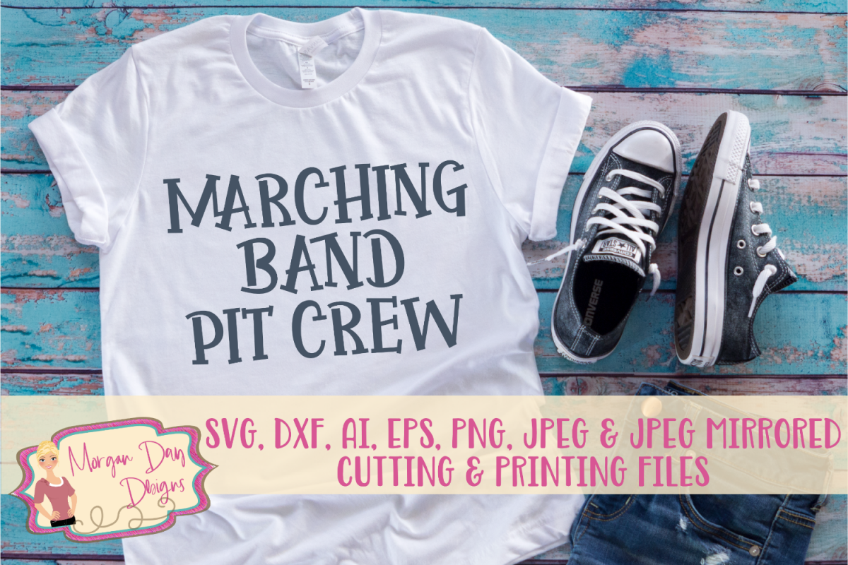 Marching Band Pit Crew SVG, DXF, AI, EPS, PNG, JPEG example image 1