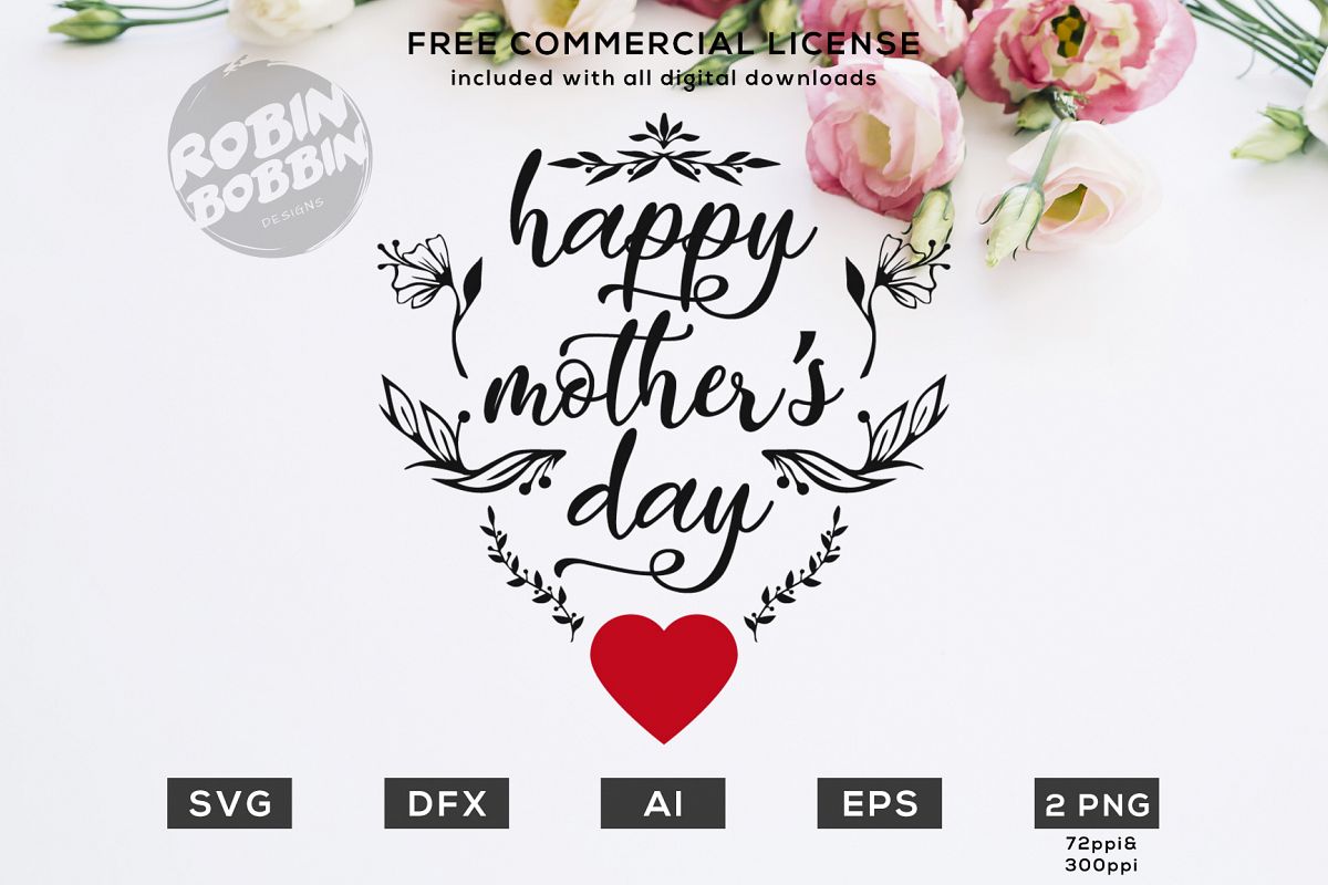 Happy Mother Day - Design for T-Shirt, Hoodies, Mugs ...