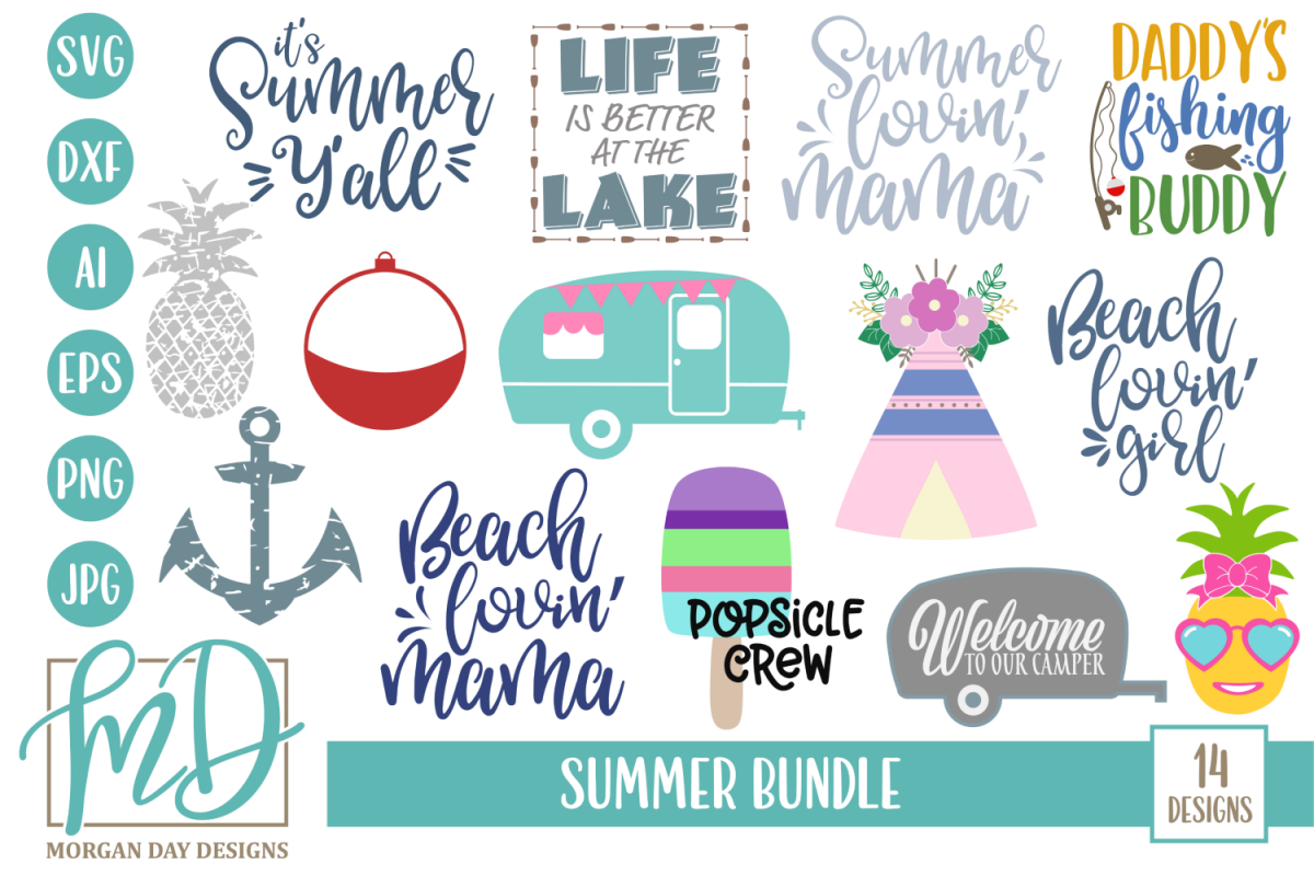 Download Beach SVG - Lake SVG - Camping SVG - Summer Bundle SVG ...