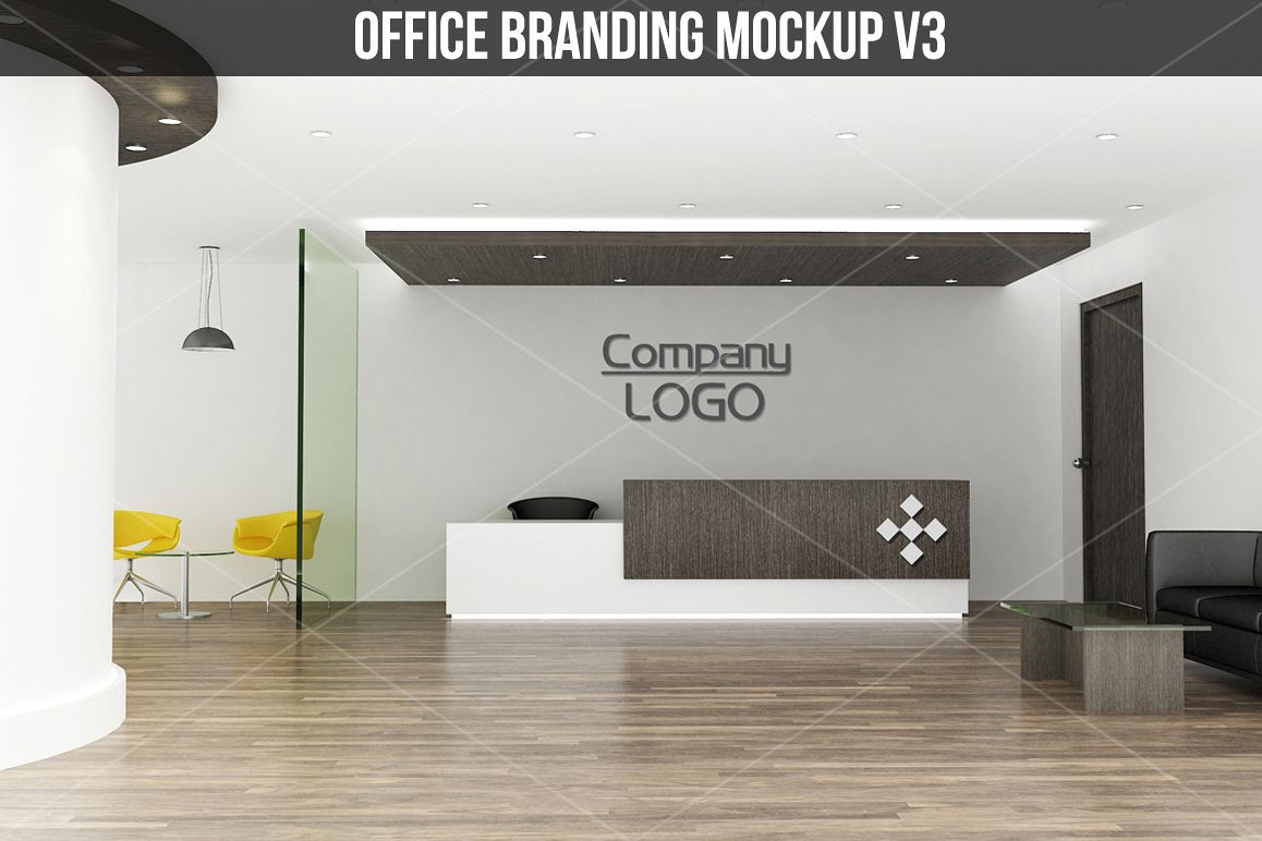 Office branding Mockup v3 example image 1