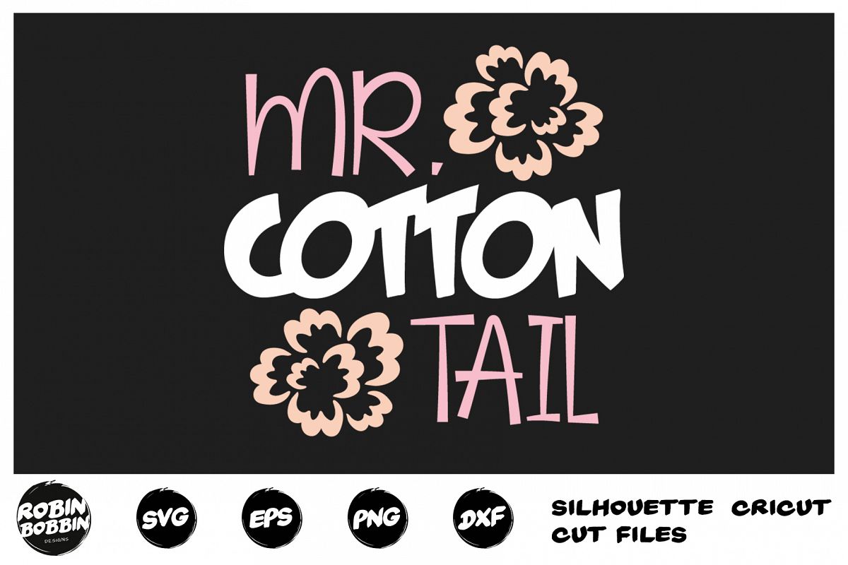 Easter svg, Mr. Cotton Tail svg, Baby Boy Easter svg example image 1