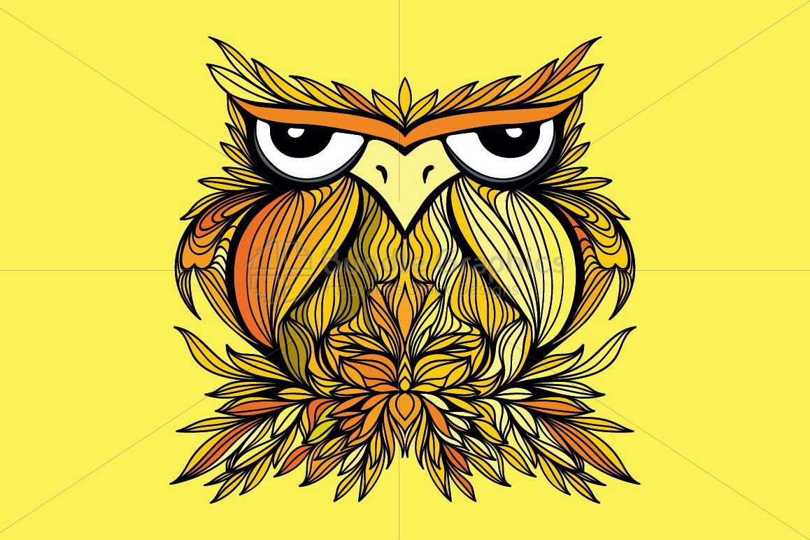 Owl - Creative Bird Graphic example image 1
