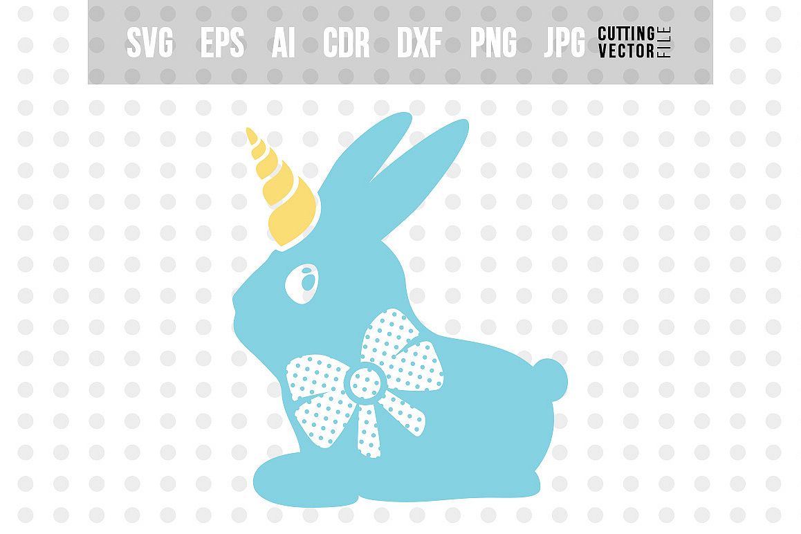 Bunny SVG - Cut File for Crafters example image 1