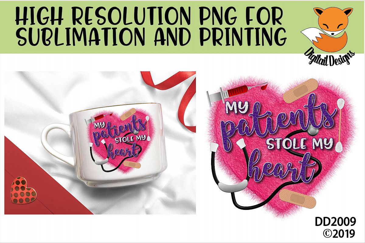 Download Nurse Doctor Valentine Patients Stole My Heart Sublimation ...