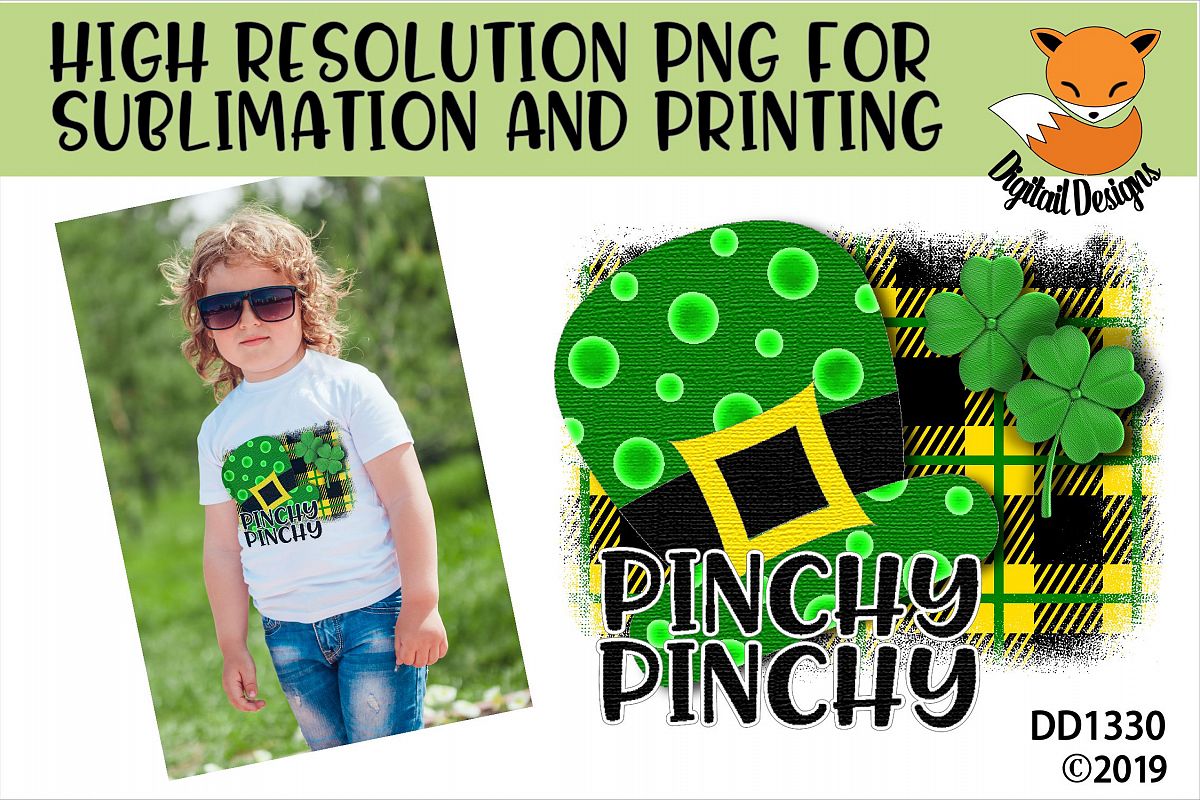 St Patrick's Day Irish Funny Pinchy Sublimation Printable example image 1
