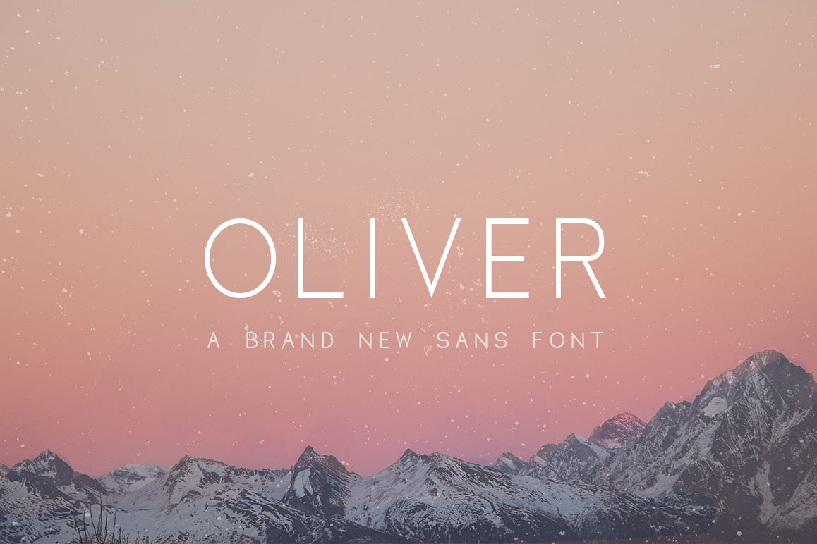Oliver Font example image 1