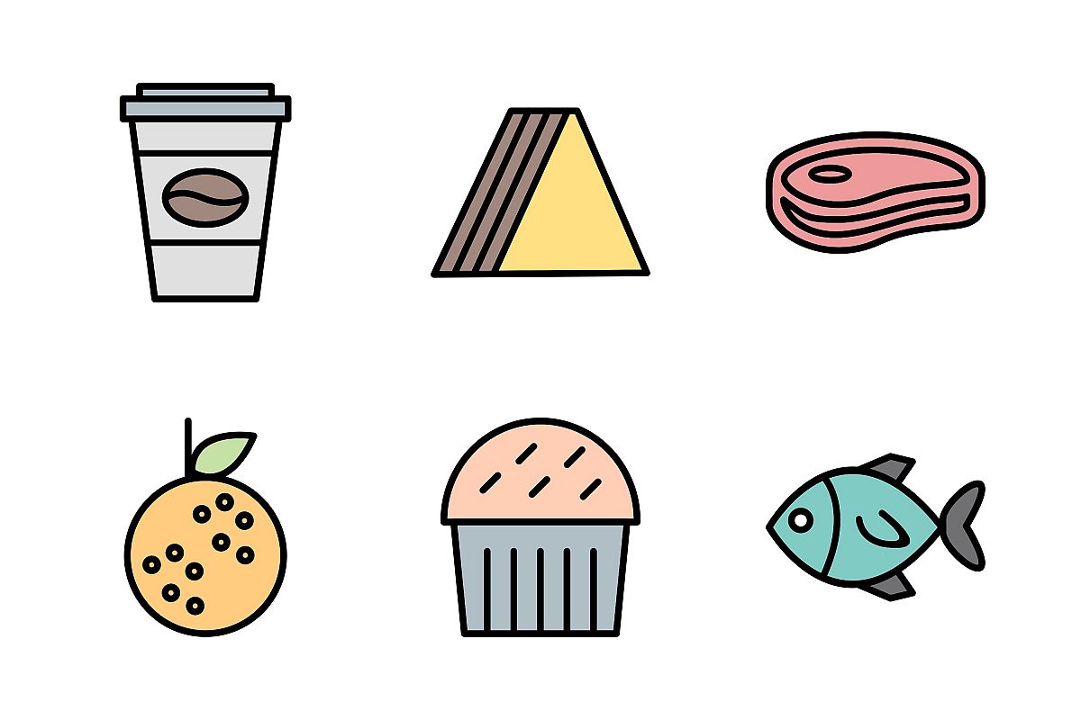 Set Of Food Icons example image 1