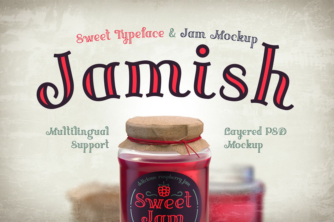Jamish Font & Mockup example image 1