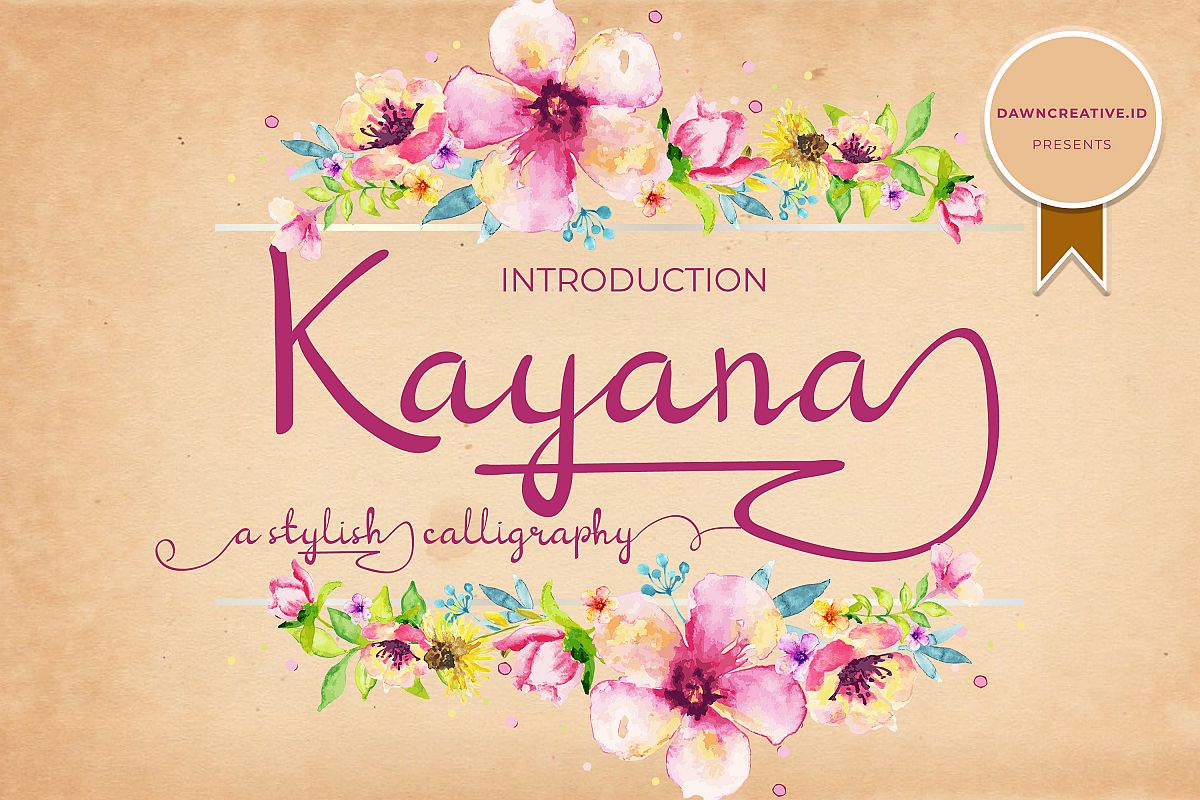 Kayana Script example image 1