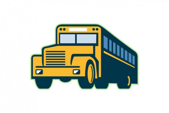 School Bus Vintage Retro example image 1