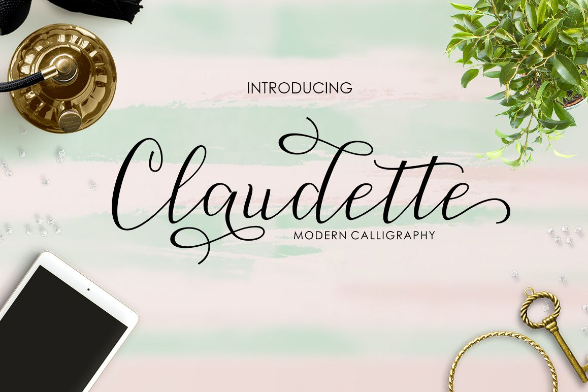 Claudette Script example image 1