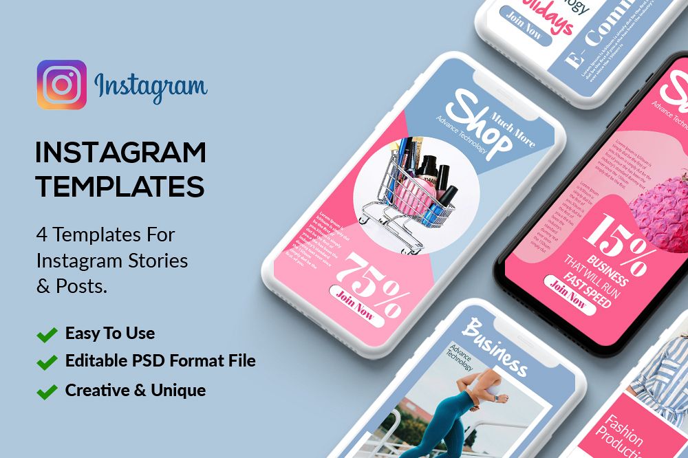 4 Instagram Stories - Product Sale example image 1