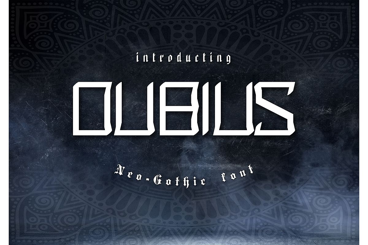 Dubius Neo Gothic Font example image 1