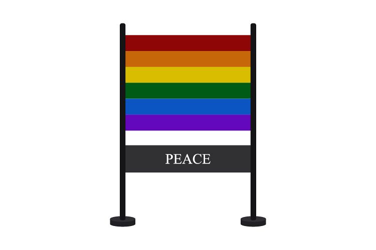 Peace flag example image 1
