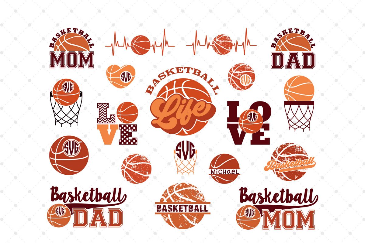 Basketball Mini Bundle SVG Cut Files