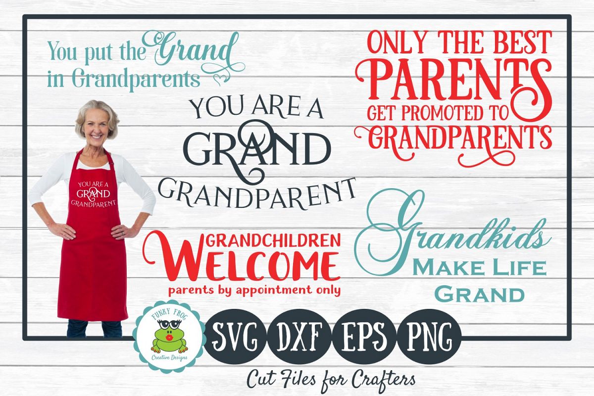 Grandparent Designs Bundle, SVG Cut Files for Crafters example image 1