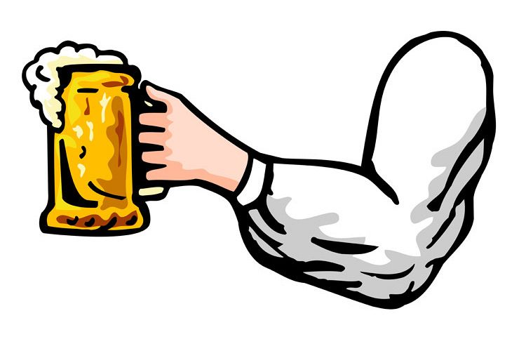 hand holding beer mug viewed from side example image 1