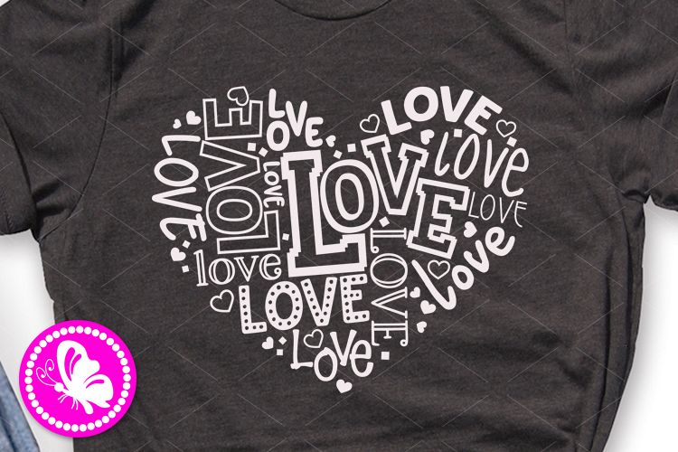 Love sign SVG Valentine's day decor Girls Valentine gifts example image 1