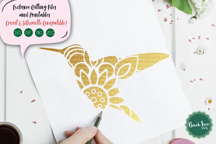 Download Hummingbird Mandala SVG Cut File, Hummingbird SVG, Bird Svg