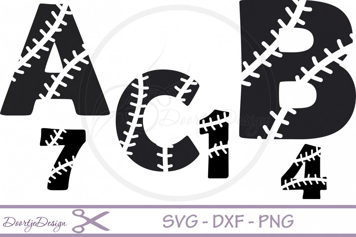 Download Baseball Alphabet svg files (18385) | SVGs | Design Bundles