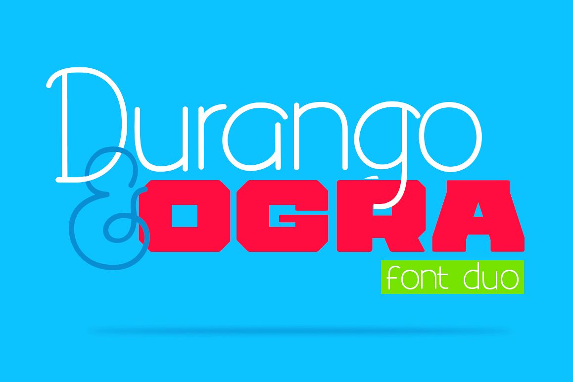 Durango & Ogra Font Duo example image 1