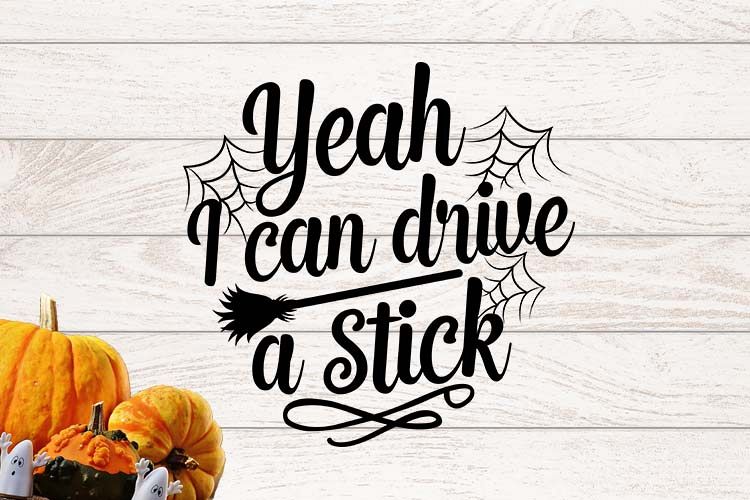 Yeah I can drive a stick SVG example image 1