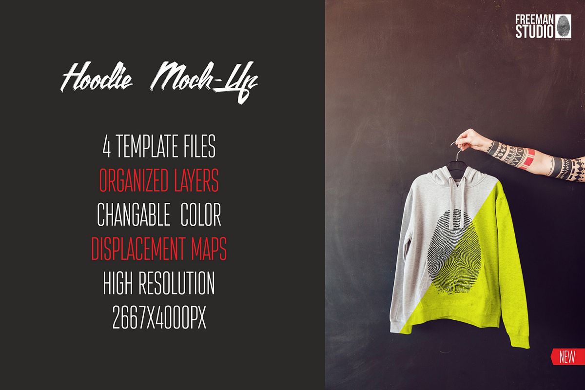 Hoodie Mock-Up example image 1