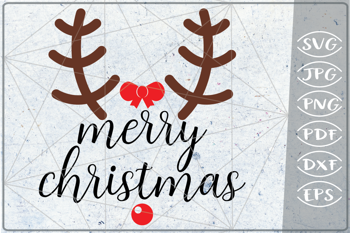 Merry Christmas Quote SVG example image 1