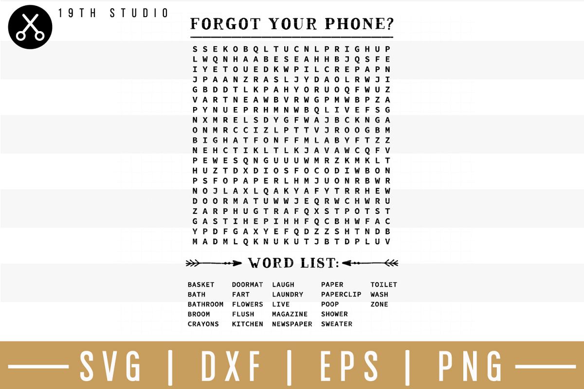 your phone word search SVG M32F4