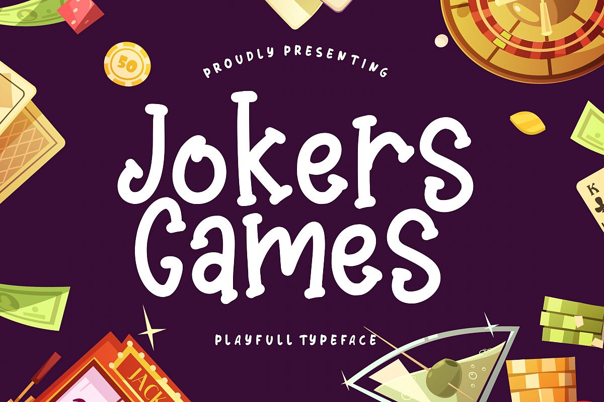 Jokers Games Child Play Typeface example image 1