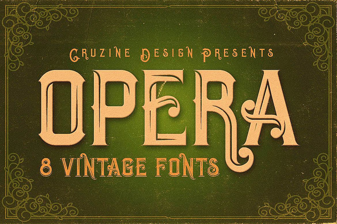 Opera Vintage Typeface example image 1
