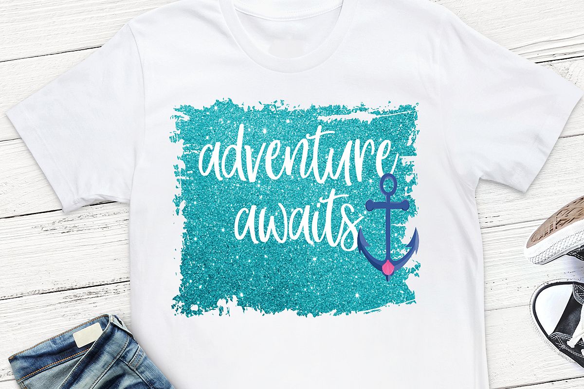 Adventure Awaits Sublimation Design, example image 1