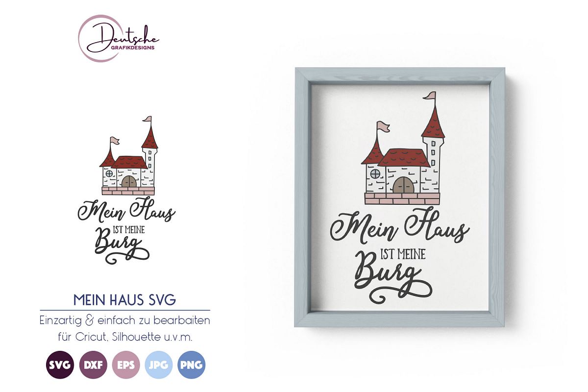 Burg Svg Mein Haus Svg