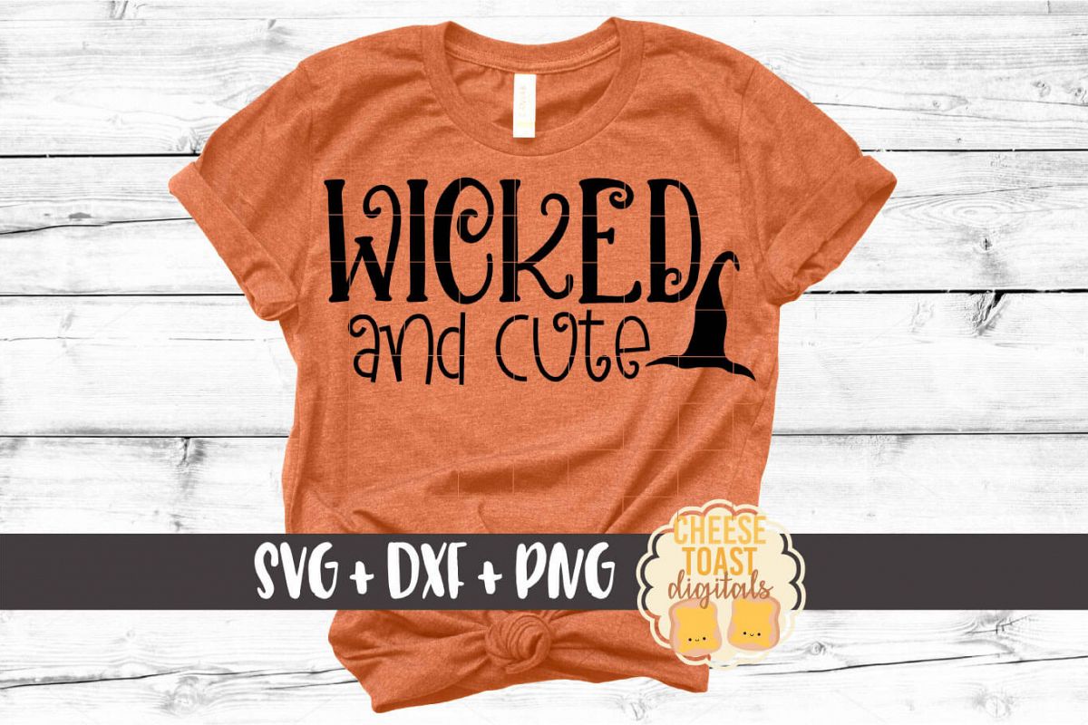 Download Wicked and Cute - Girl Halloween SVG PNG DXF Cut Files ...