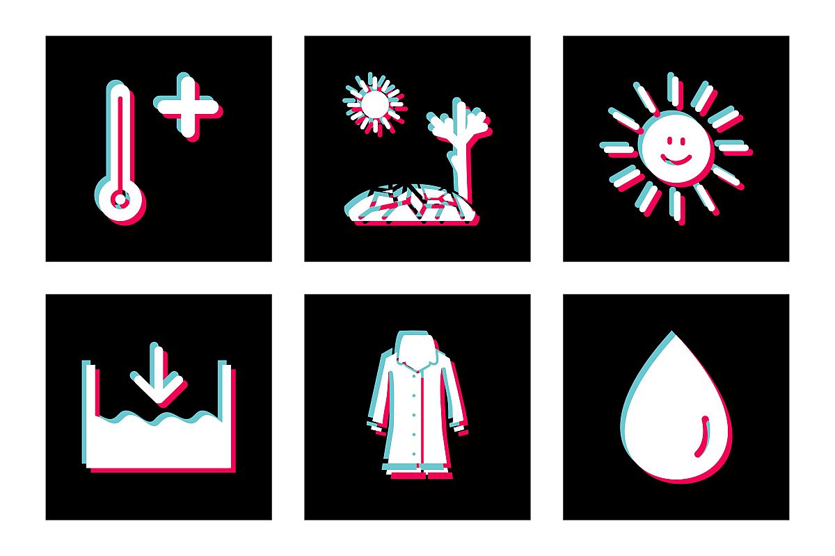 Set Of Weather And Season Icons example image 1