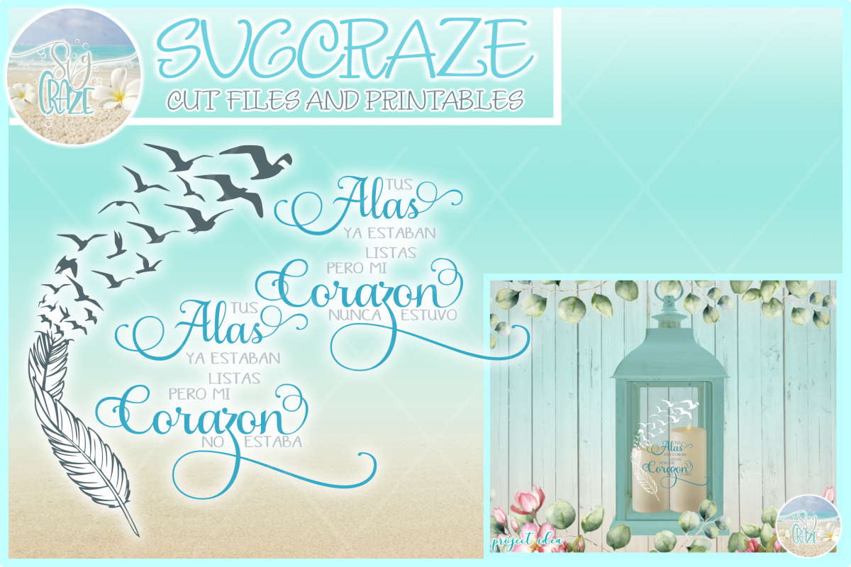 Tus Alas Ya Estaban Listas SVG example image 1