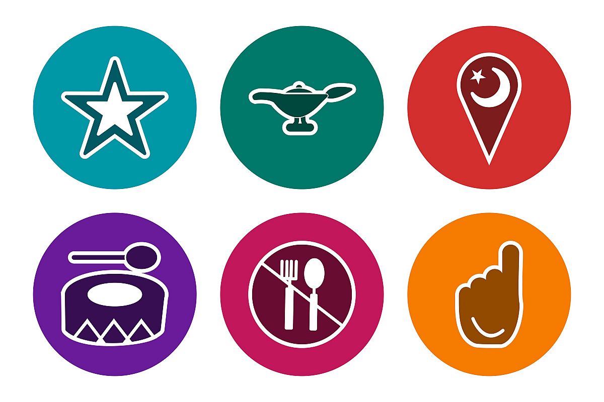 Set Of Ramadan Icons example image 1