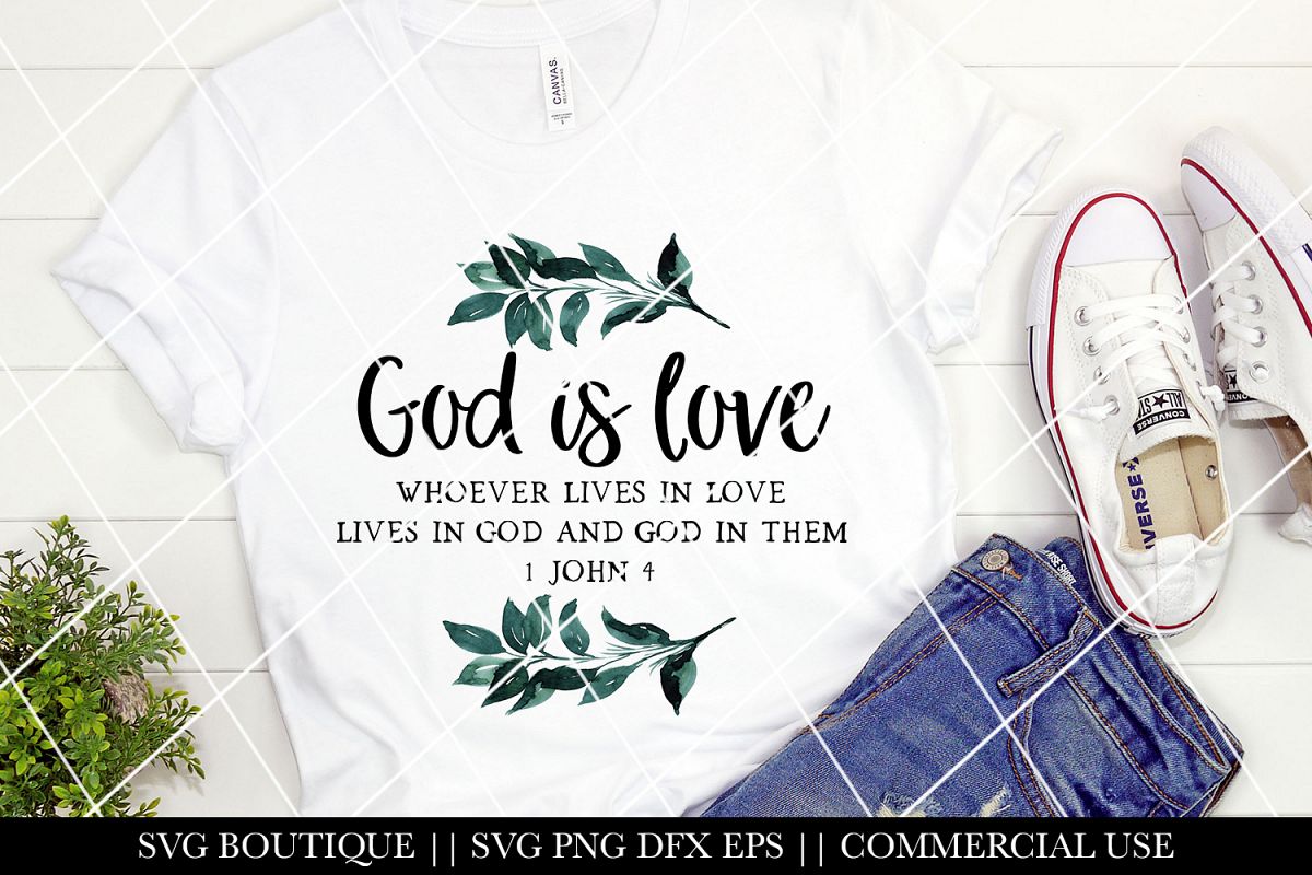 Christian Sublimation Designs God Is Love PNG File