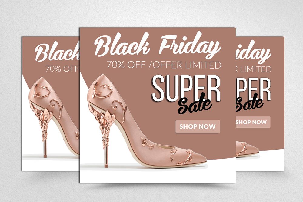 Black Friday Sale Banner Banner example image 1
