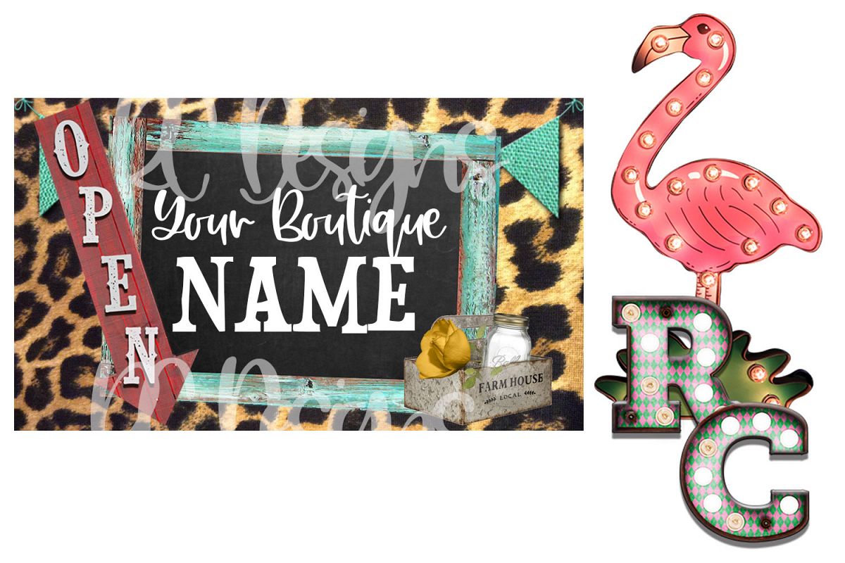 Farm Open Business Card PNG File SIZED FOR VP! example image 1