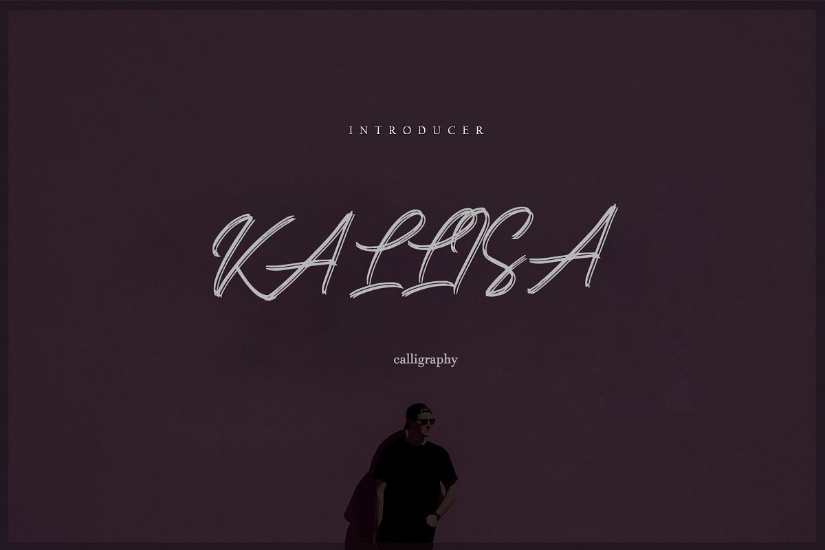 Kallisa classic calligraphy with an modern style example image 1