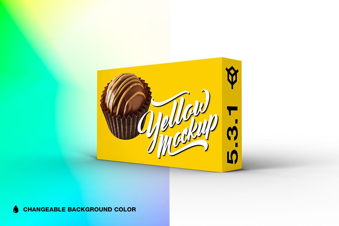 5.3.1 Simple 3D Box Mockup PSD example image 1