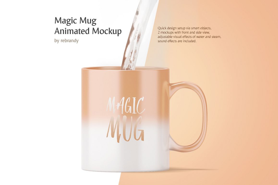 Magic Mug Animated Mock up example image 1
