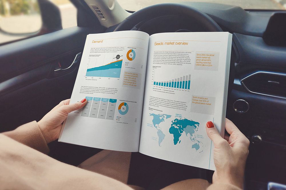 Book / Catalog In Hand Mockup example image 1