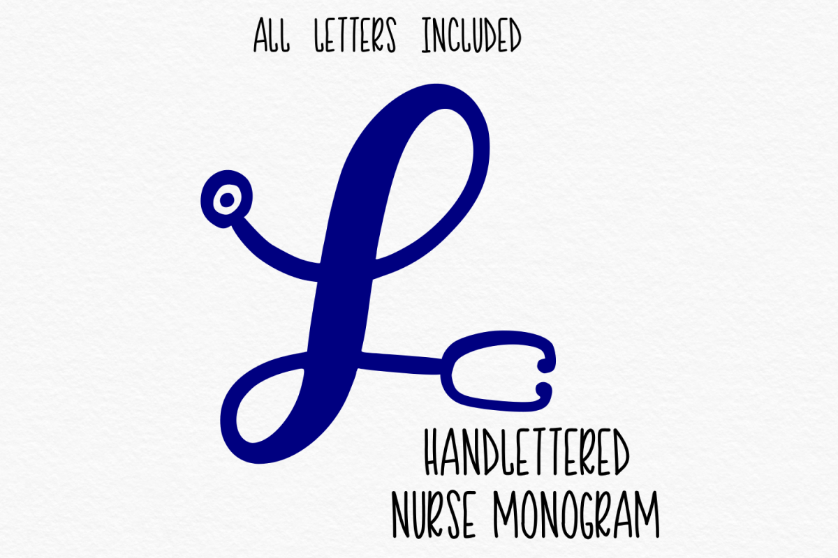 Nurse Stethoscope Alphabet example image 1
