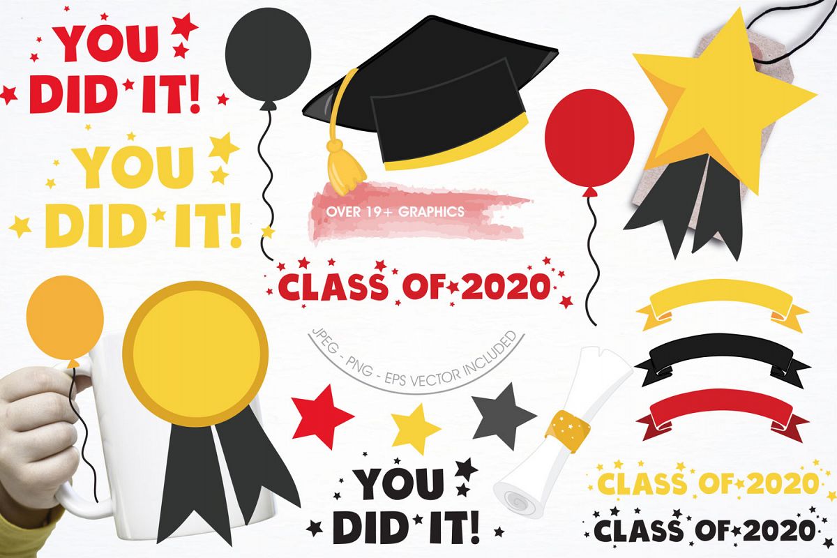 Graduation Class Cute Graphics example image 1
