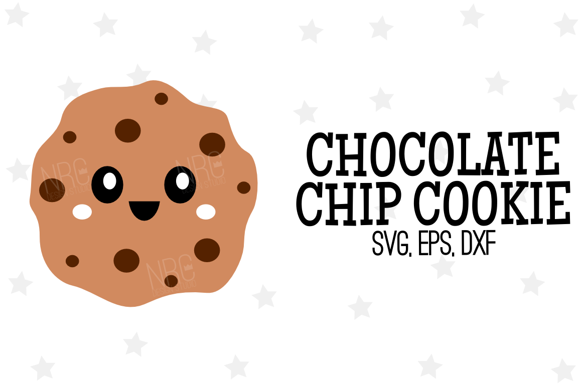 Download Chocolate Chip Cookie SVG File
