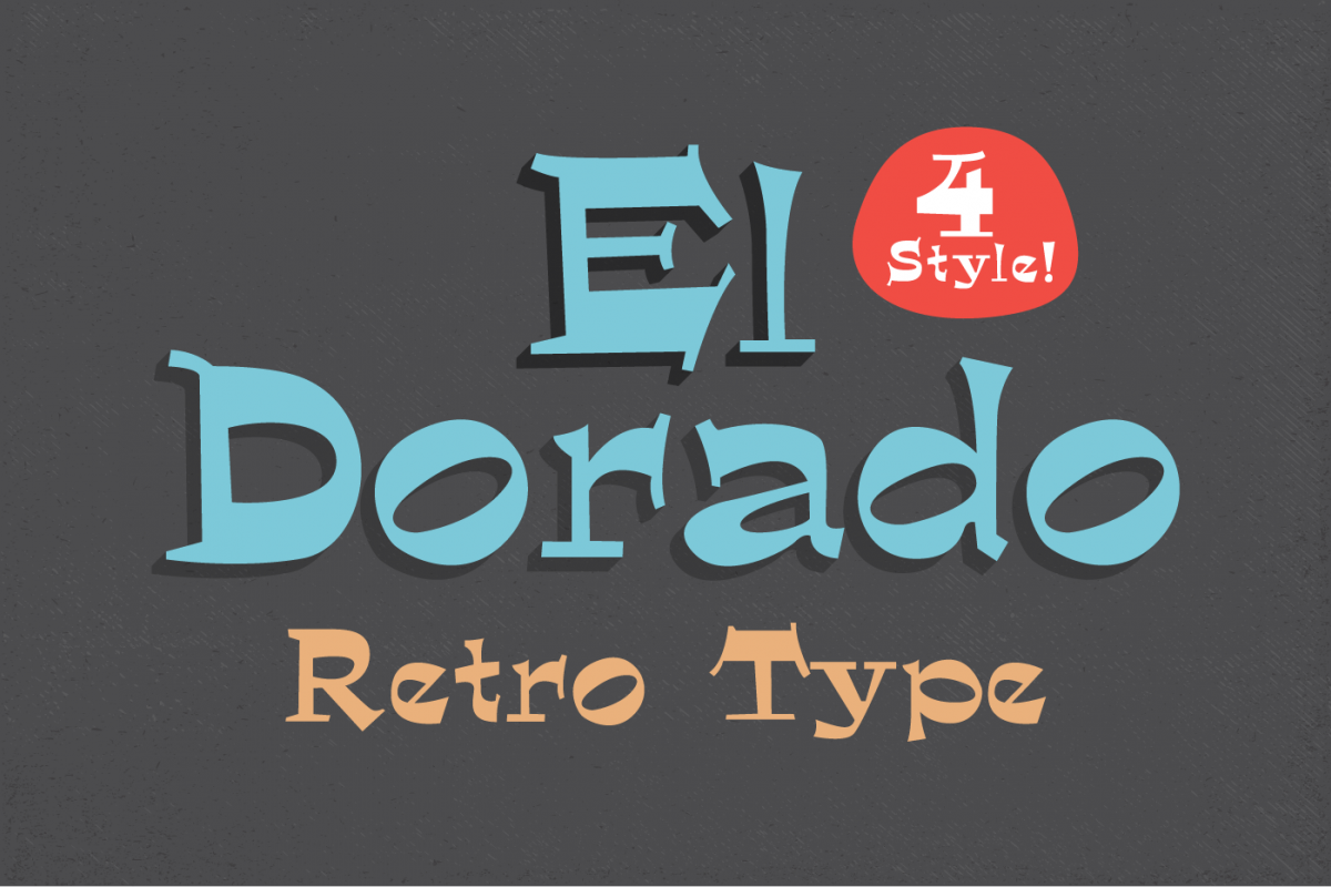 El Dorado - Retro Kids Font example image 1