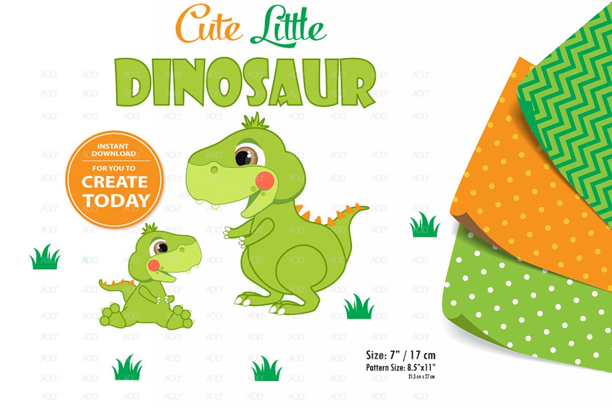 Dinosaur Blushing Baby Boy ,Clip Art,instant Download decor example image 1